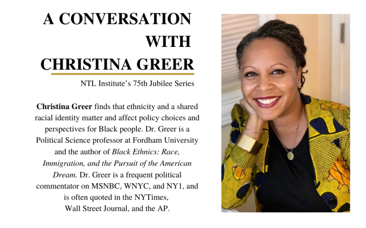 A conversation with Christina Greer